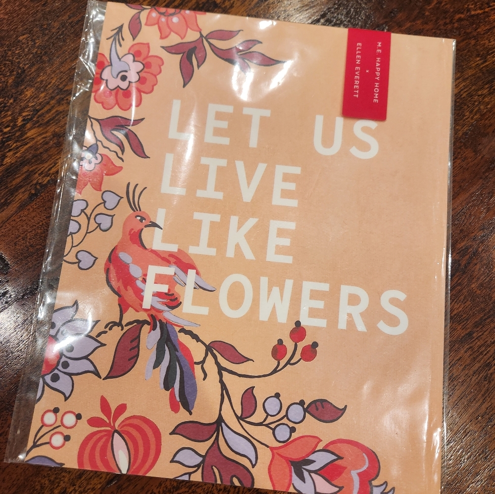 M.E. Happy Home x Ellen Everett Let Us Live Like Flowers Diptych Prints
